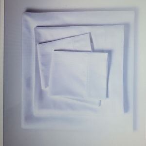 Threshold Tri-Ease sheet set 500 Thread count White Queen deep pocket New